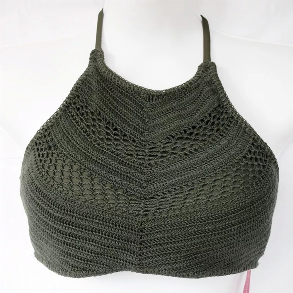 NEW! Crochet halter swim top